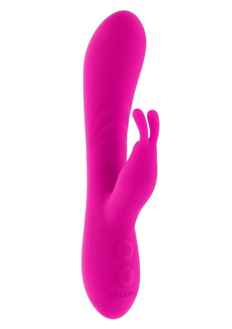 rabbit vibrator angled for G-spot targeting