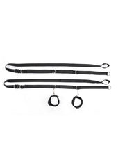 Adjustable BDSM restraint straps for couples play