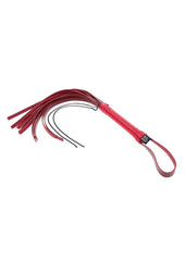 Sex and Mischief Ex's Andamp; Oh's Crystal Flogger - Black/Red