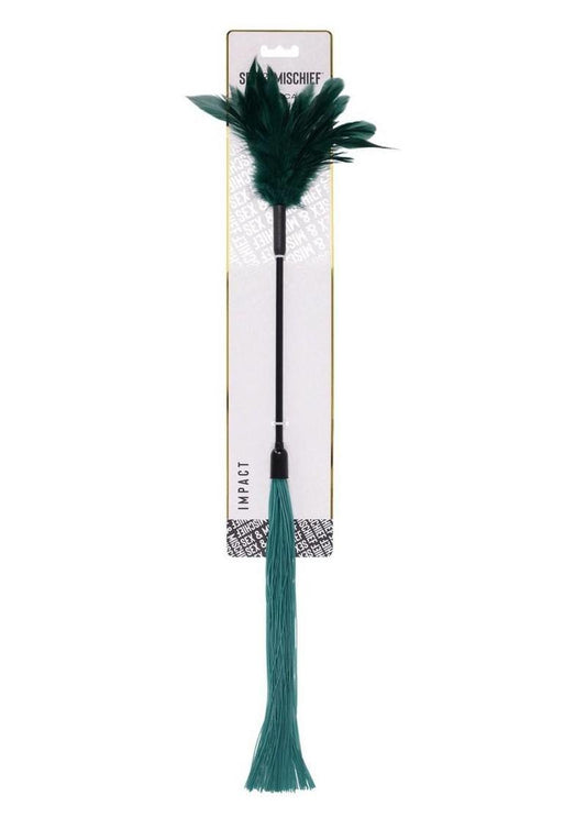 Sex and Mischief Indica Feather Tickler - Green