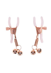 Bondage nipple clamps for erotic restraint