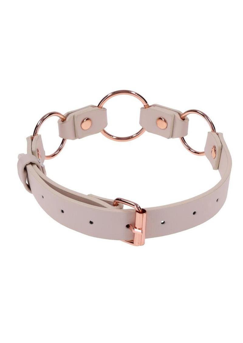cute beginners 3 ring bdsm bondage collar