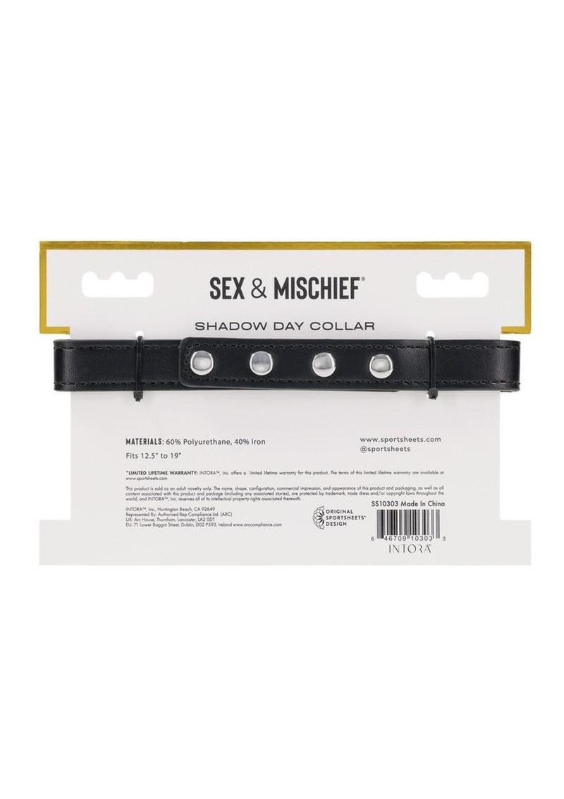 Elegant bondage gear collar from adult toy store