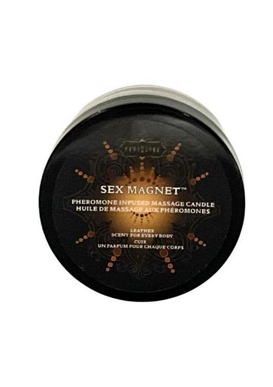 Sex Magnet Massage Candle 1.7 Oz Leather