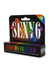 Sexy 6 Pride Edition Dice Game (Spanish