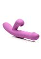 Shegasm + Thrust Wave Thrusting and Sucking Rechargeable Silicone Rabbit Vibrator