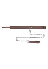 pet play collar with wrist loop