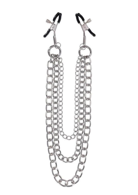 weighted nipple clamps with chains