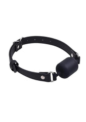 black silicone barrel gag