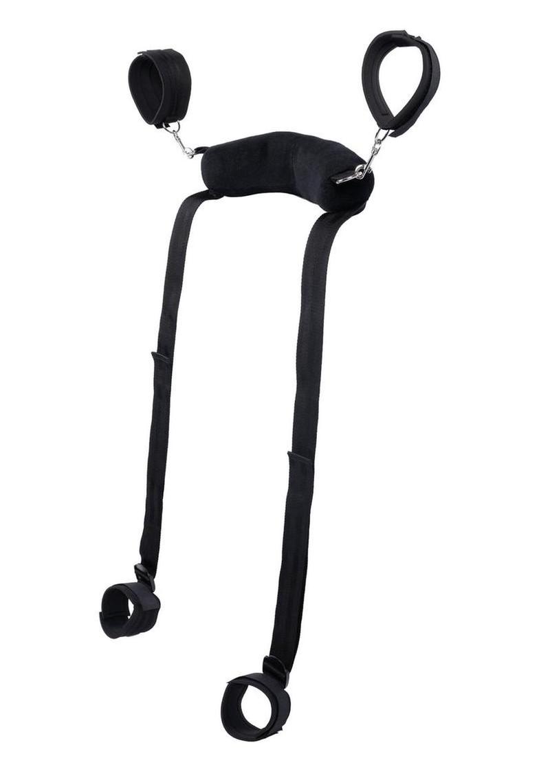 black bondage sling for couples