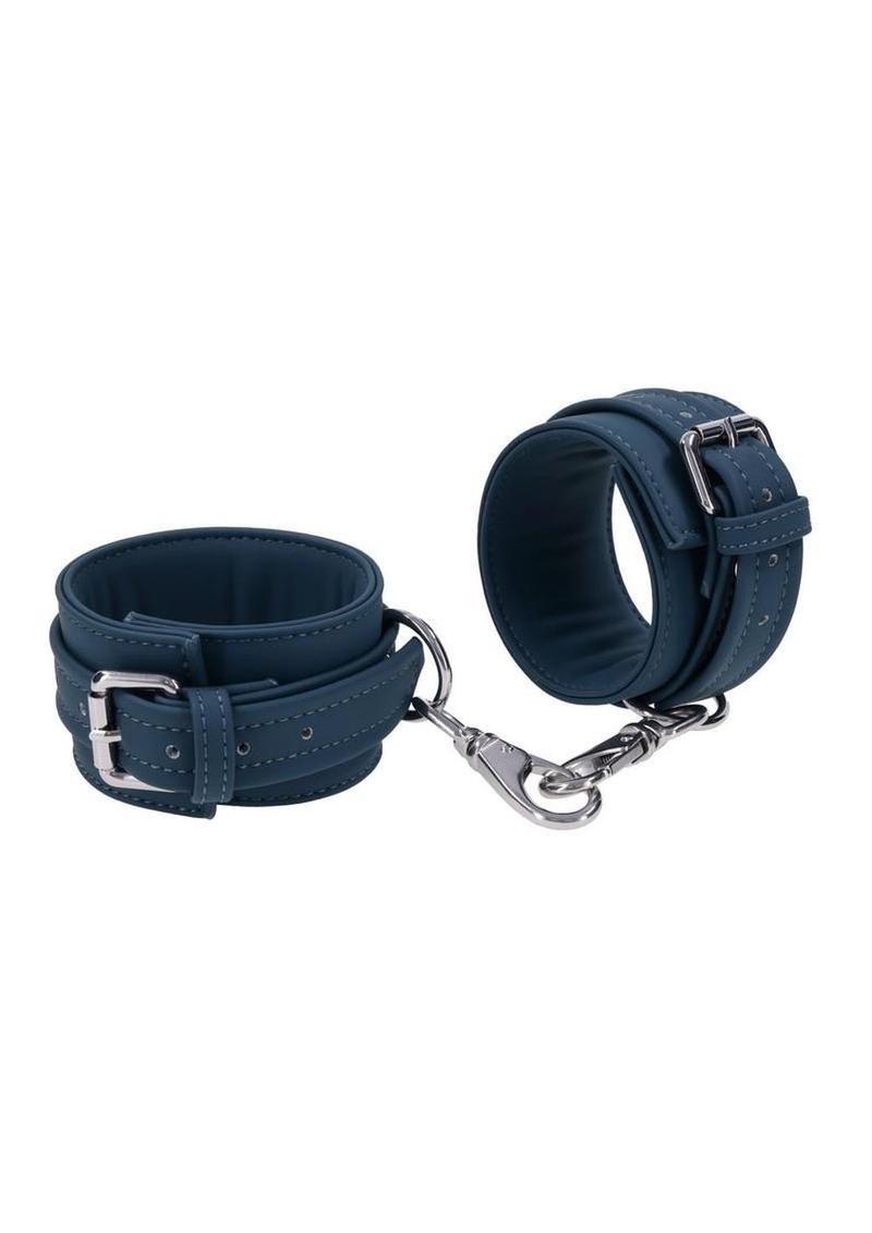 blue silicone ankle cuffs