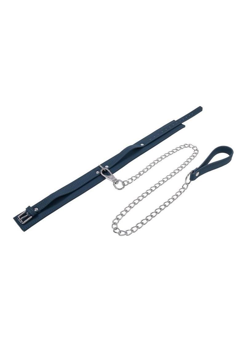 submissive collar and leash set