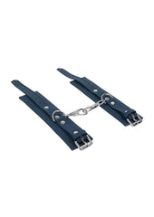 blue bdsm wrist restraints