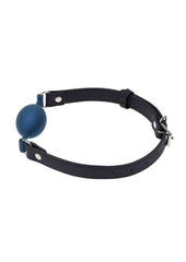 faux leather strap gag