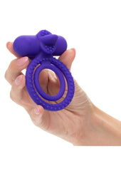 Silicone Rechargeable Dual Climaxer Cock Ring