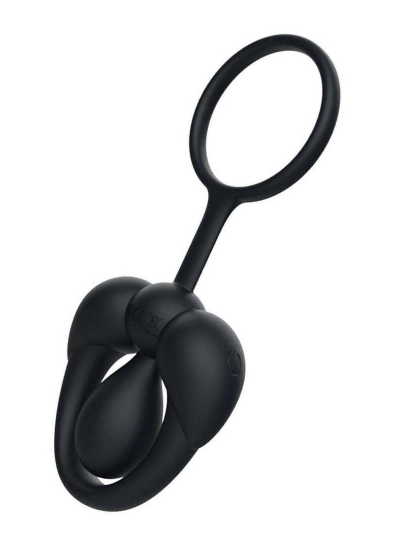 cock ring stretched to show elasticity
