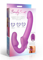 Hands free vibrator for couples with wireless remote and clitoral stimulation pad