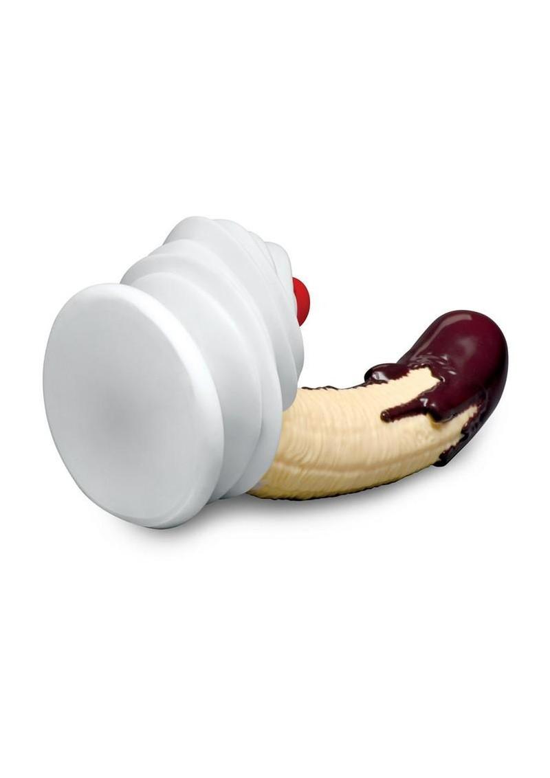 weird sex toy shaped like banana split