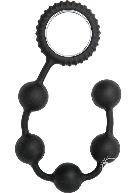 Sinful Anal Beads Silicone - Black