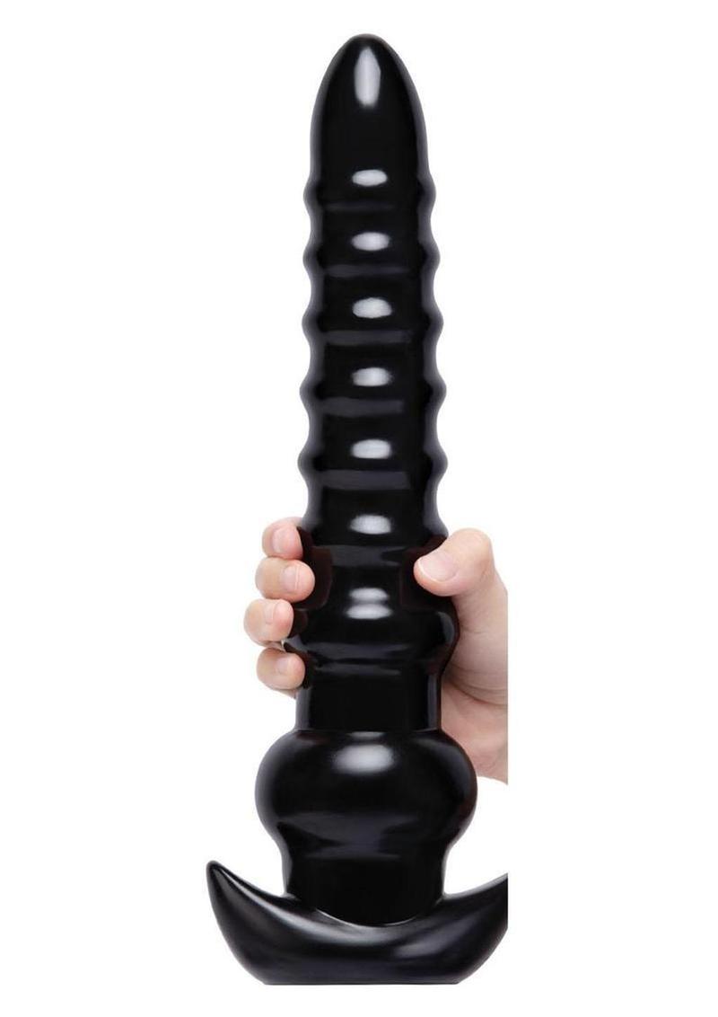 extra large anal toy with tapered shape butt plug