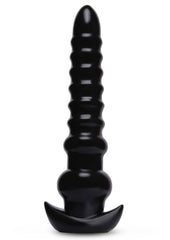 Size Up Ribbed Textured Titan Plug - Black - 13in