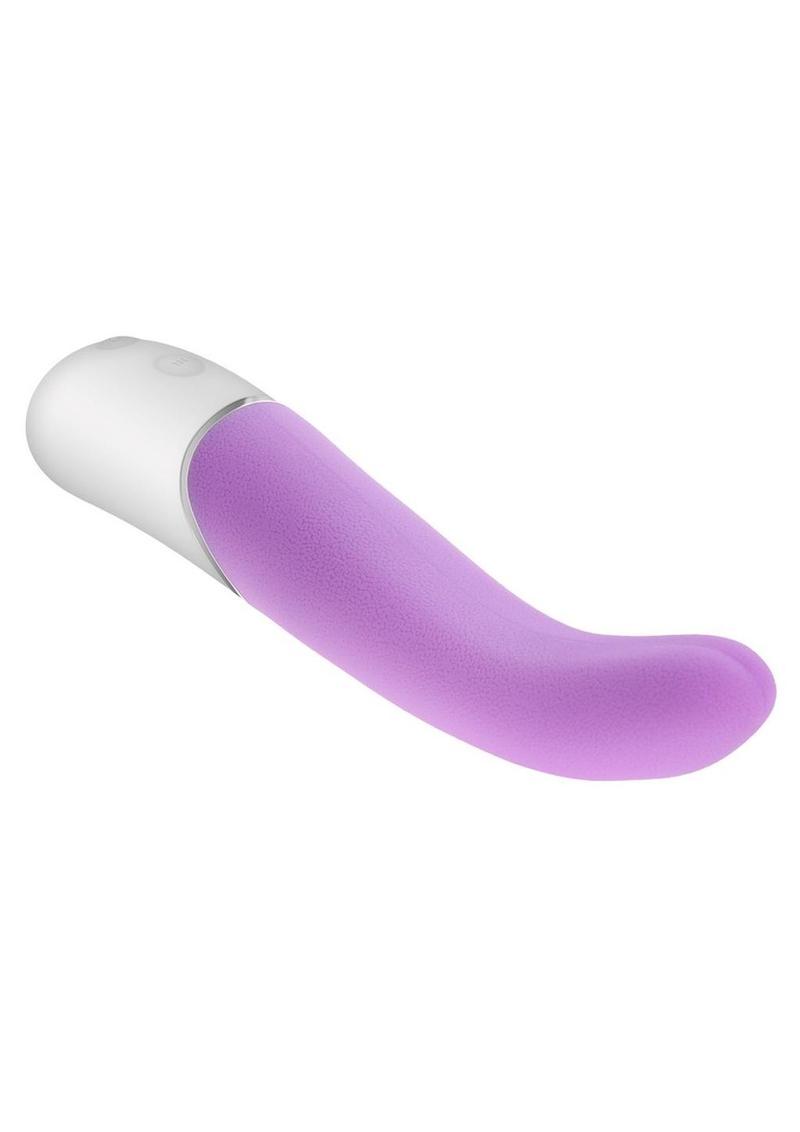 Slip Of The Tongue Rechargeable Silicone Clitoral Stimulator - Pink/White