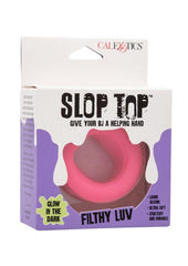 Slop Top Filthy Luv Silicone Dual Entry Pussy and Ass - Glow In The Dark/Pink