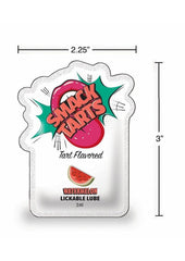 Smack Tarts Lickable Lube 3ml Pouch (Case Of 48) - Sour Watermelon