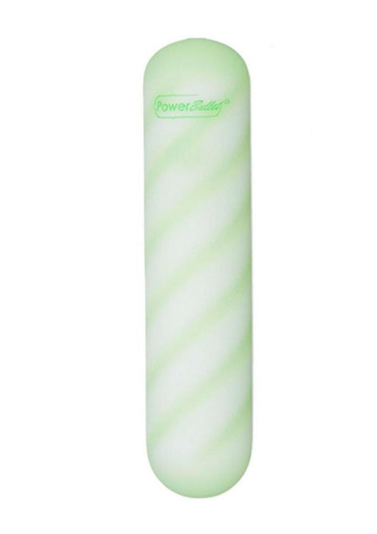 Softies Dual Silicone Rechargeable Body Bullet Vibrator - Green - 4in