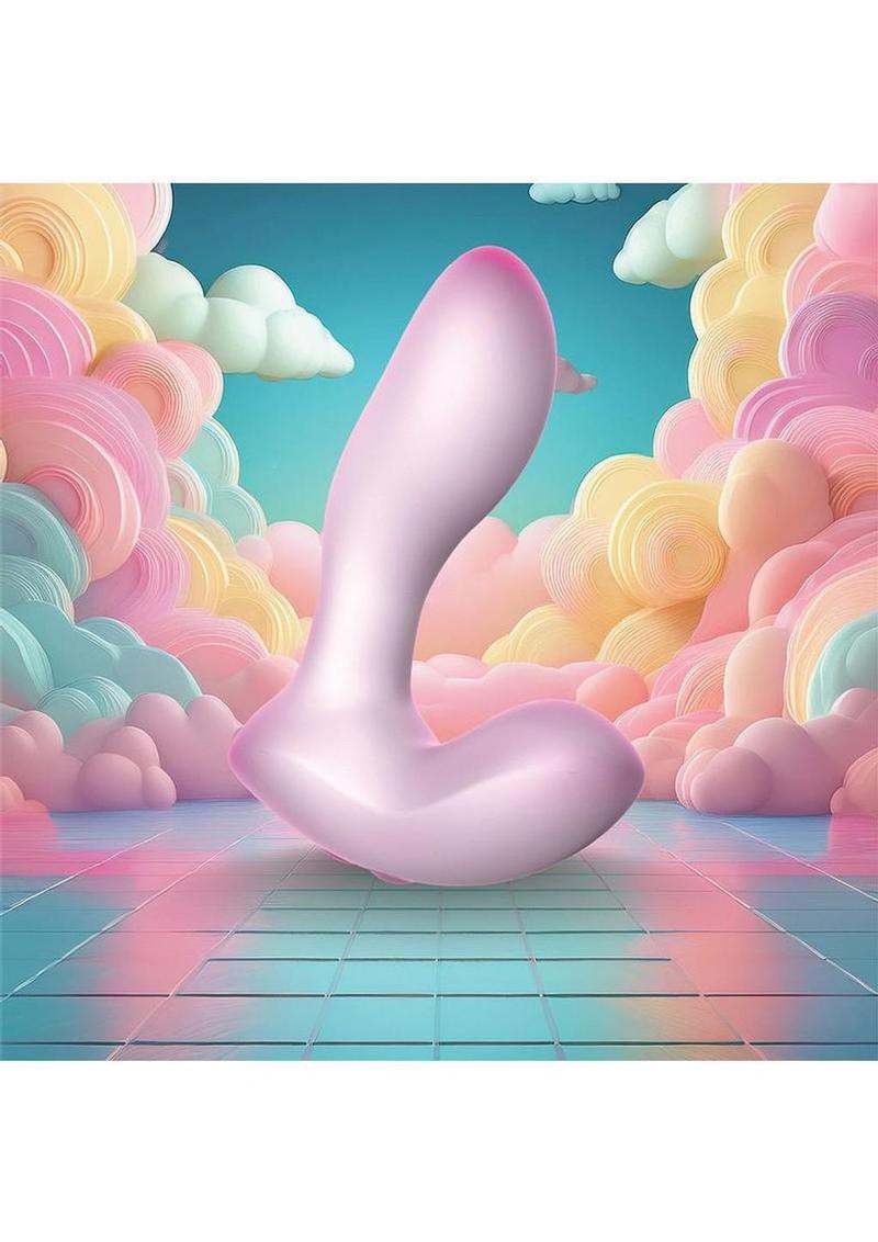 Waterproof rechargeable silicone vibrator ideal for both vaginal and anal play with multiple vibration modes