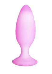 Softies Silicone Anal Plug - Pink - 4in