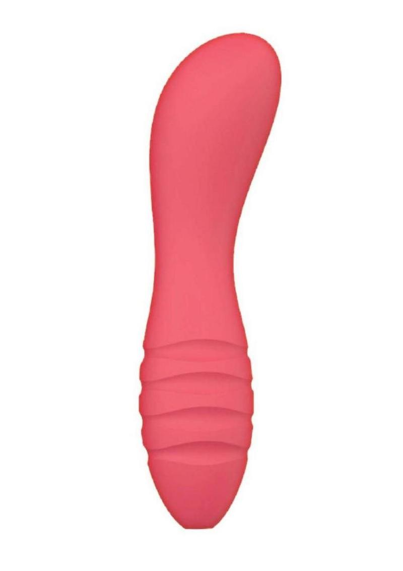 Sorbet Ruby Red Rechargeable Silicone Bullet Vibrator - Red