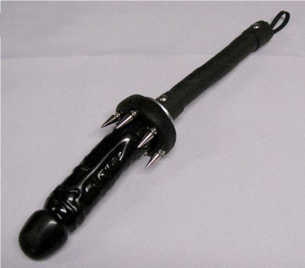 Extreme Spiked Dildo On A Stick