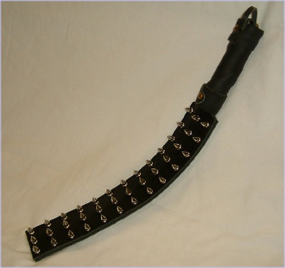 Spiked Leather Paddle