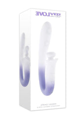 rechargeable dual vibrator spring loaded stimulator adult toy store best vibrator