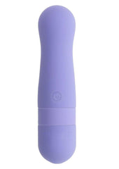 Squishy Bullet Rechargeable Silicone Vibrator - Purple