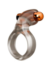 vibrating cock ring with textured sleeve