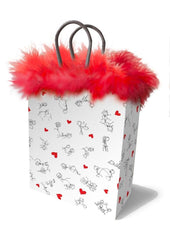 Stick Figures - Red/White - Gift Bag