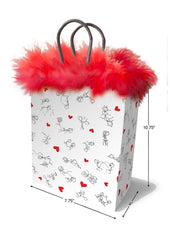 Stick Figures - Red/White - Gift Bag