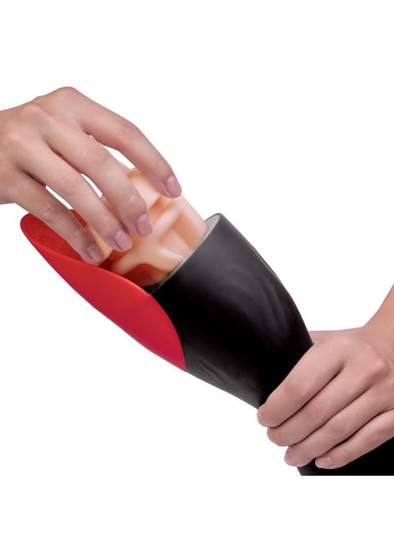 stroker with testicle tickler