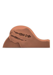 lifelike butt sex toy chocolate