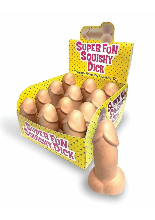 Super Fun Stress Penis - Vanilla - 12 Per Display