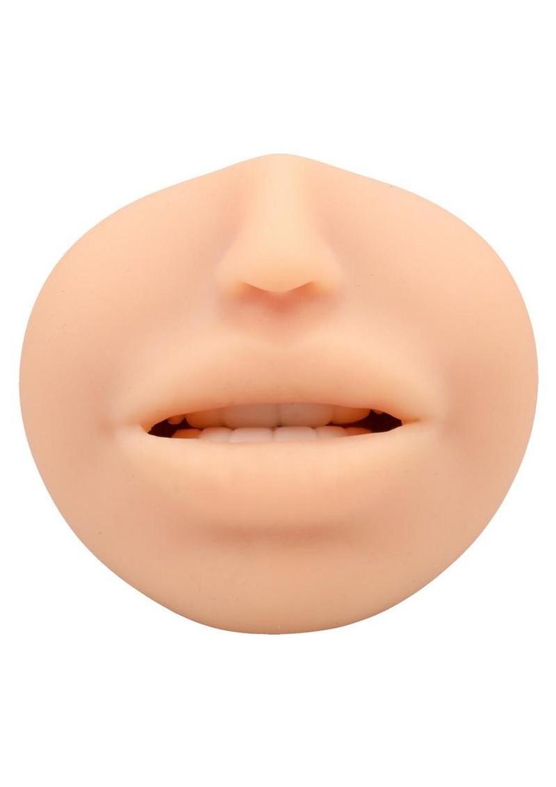 unique sex toys textured mouth stroker
