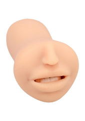 Super Sucker Cum Guzzler Ultraskyn Masturbator - Mouth - Vanilla