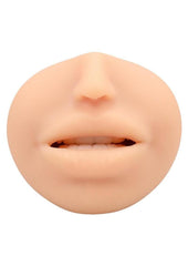 unique sex toys textured mouth stroker
