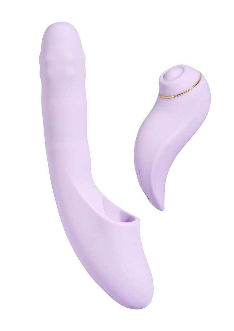 app controlled dual vibrator with heating function