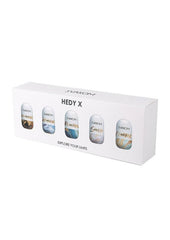 Svakom Hedy X-Mix Stroking Sleeve - Vanilla - 5 Piece/Set