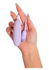 Brush and female sex vibrator combo product shot