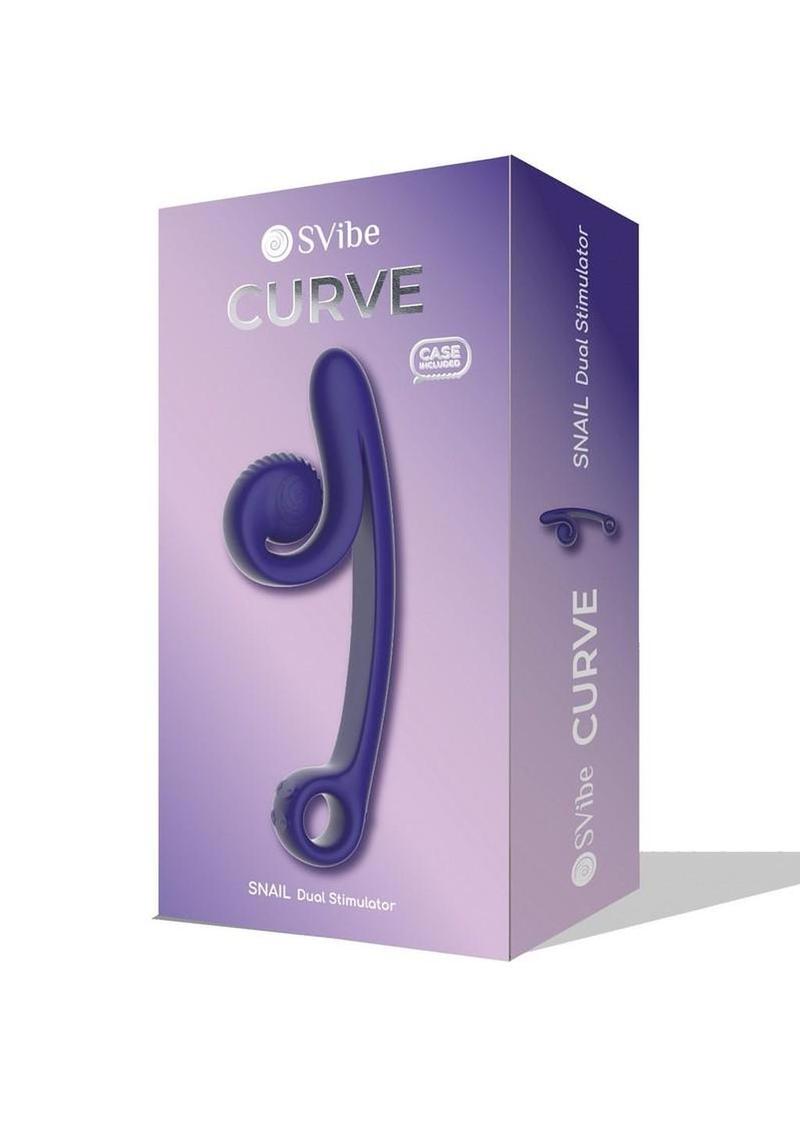 Svibe curve ergonomic handle detail Stimulator - Purple