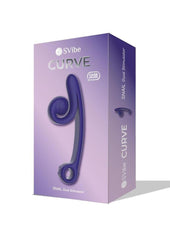 Svibe curve ergonomic handle detail Stimulator - Purple